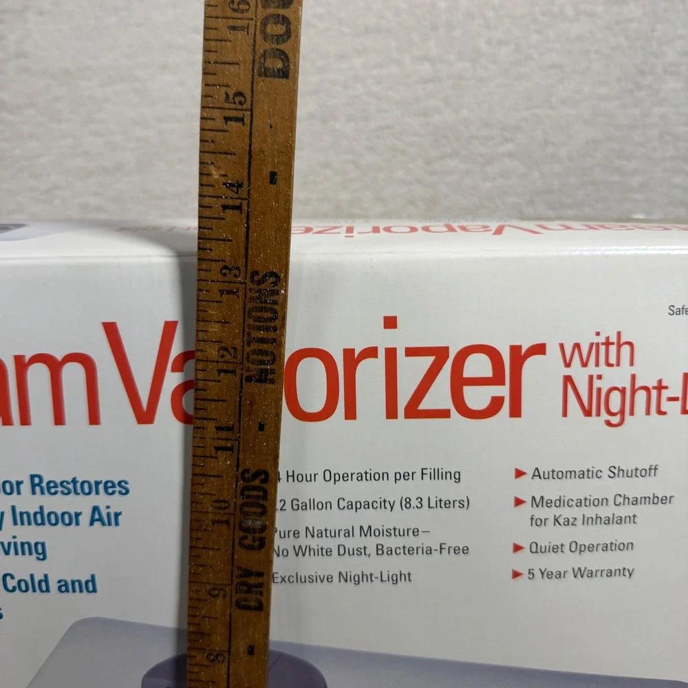 Kaz Safeguard Model 285 Steam Vaporizer with Night Light Pure Warm‎ Vapor